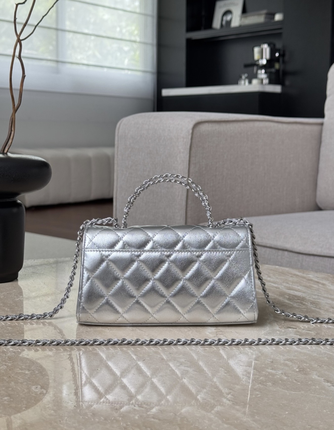 Kelly Top Handle - silver — صورة 6 من 9