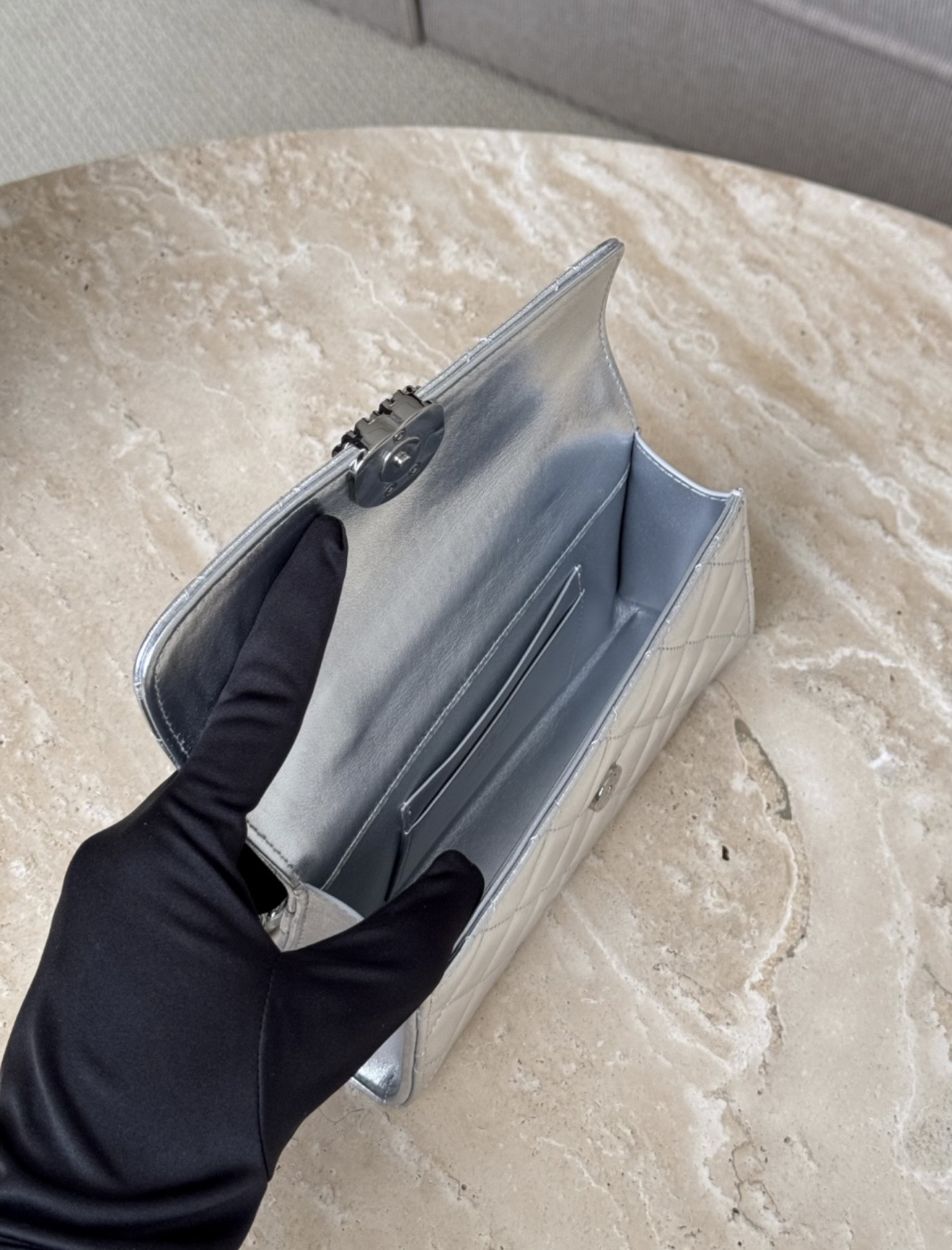 Kelly Top Handle - silver — صورة 8 من 9