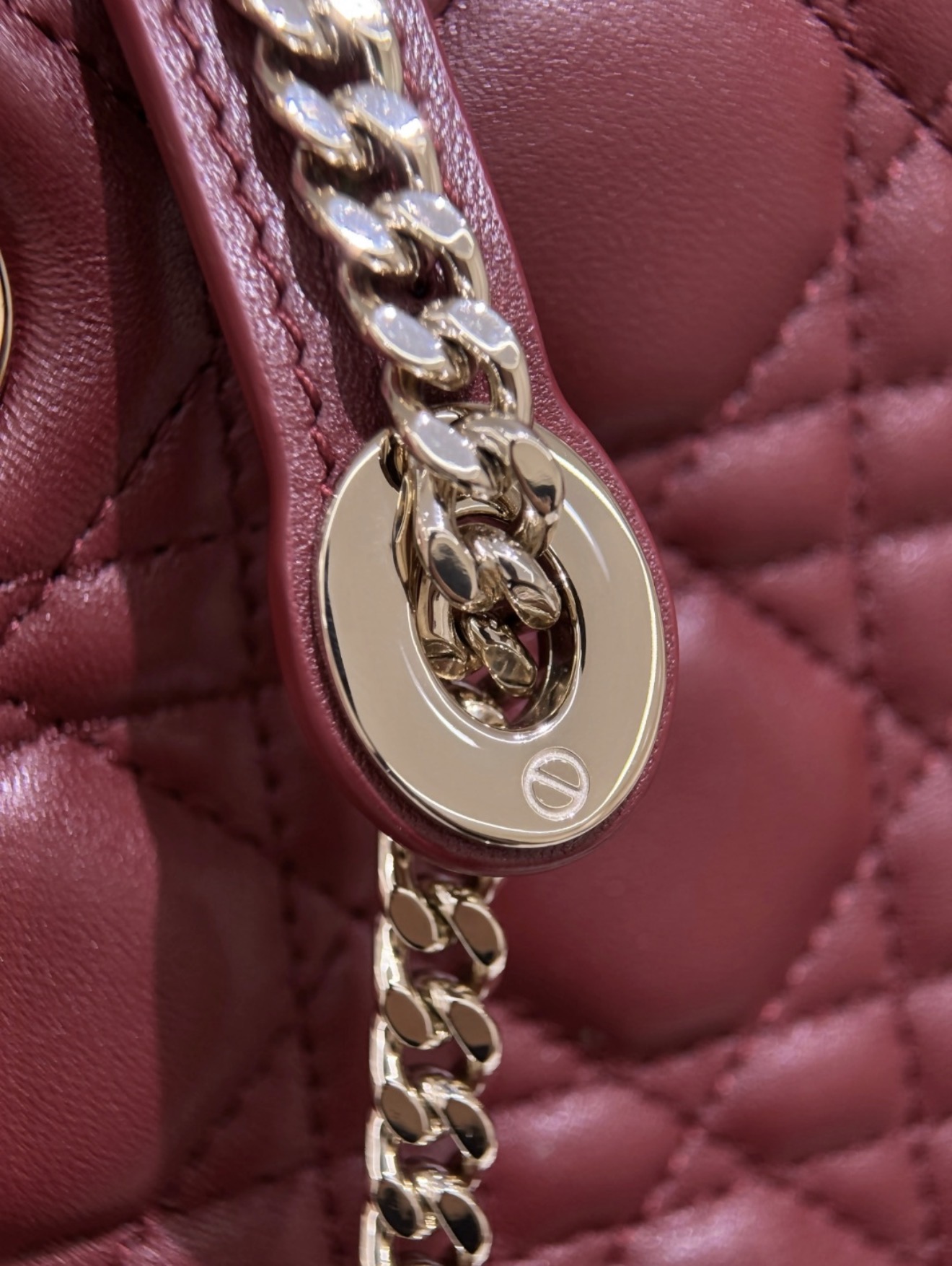 Lady Dior - Mini Burgundy — صورة 6 من 9