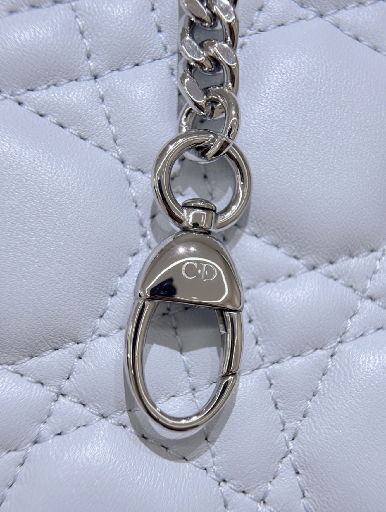Lady Dior - Mini Blue silver — صورة 9 من 9
