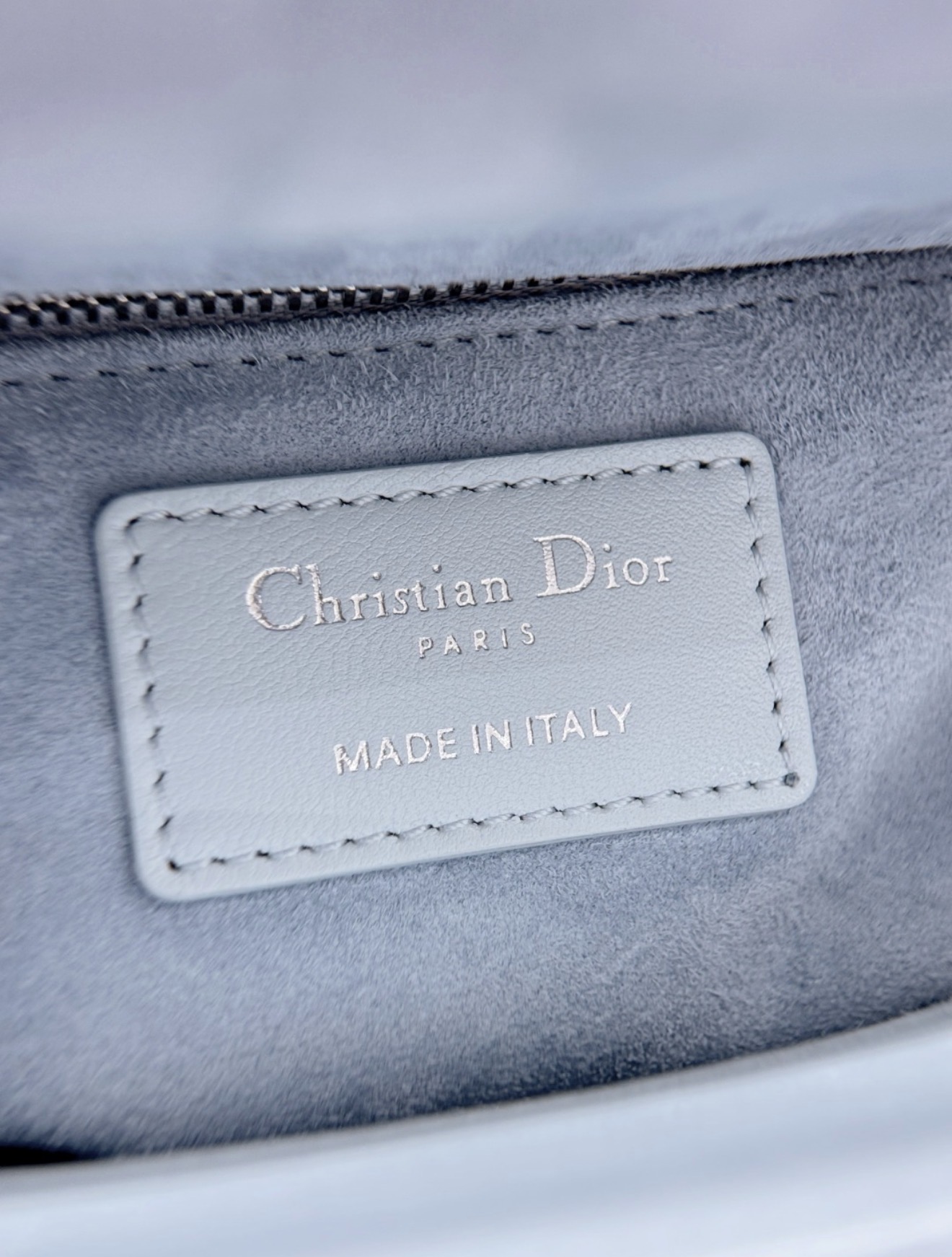 Lady Dior - Mini Blue silver — صورة 6 من 9