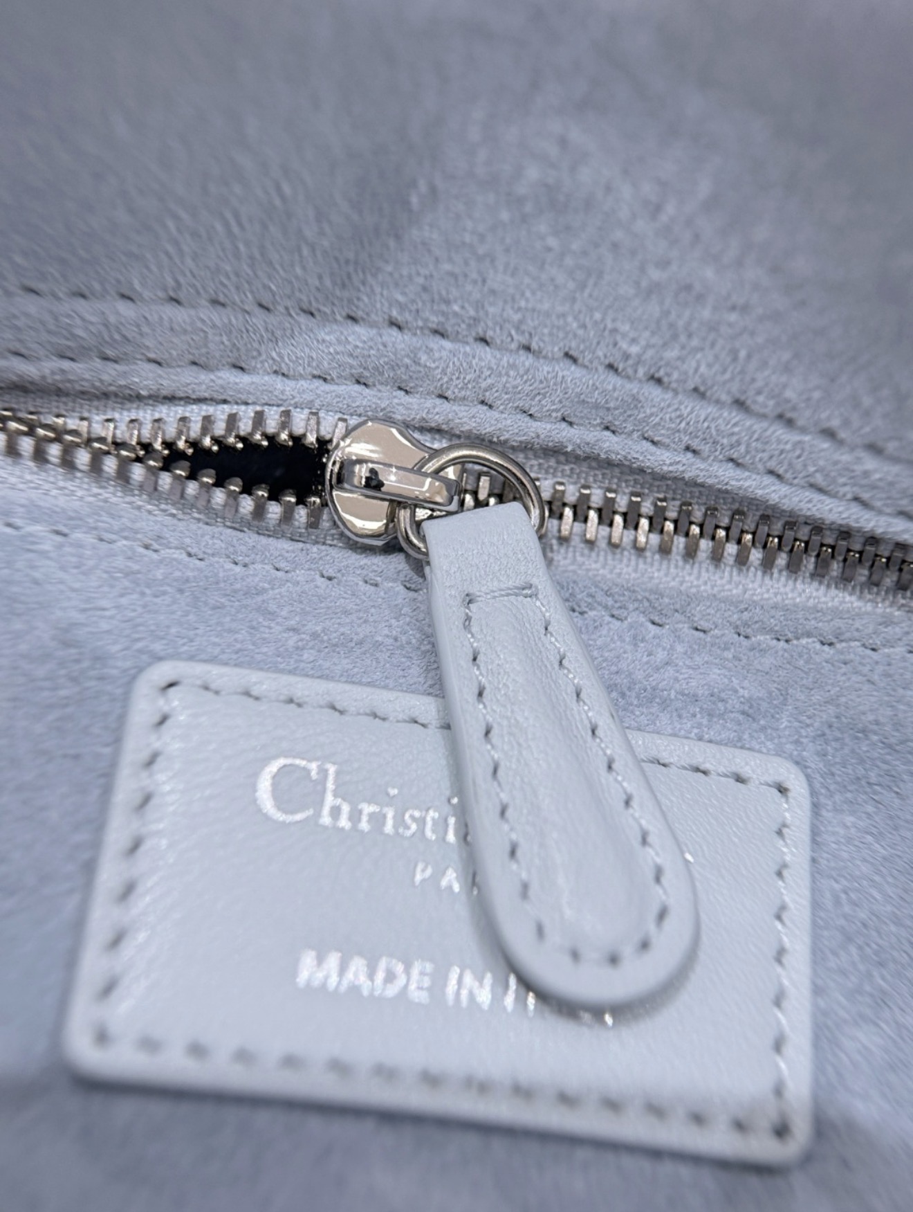 Lady Dior - Mini Blue silver — صورة 7 من 9