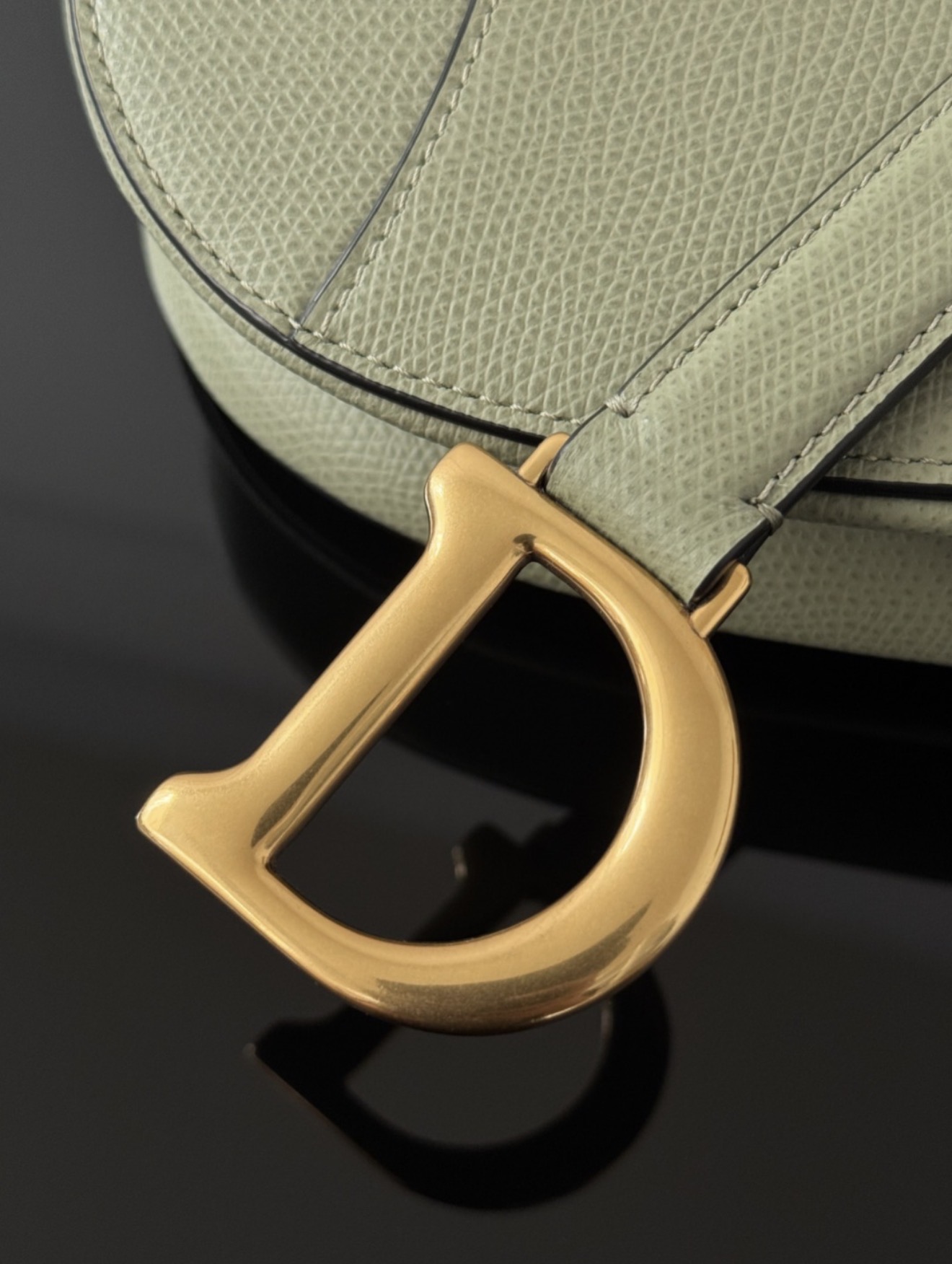 Saddle - Small Cream Green — صورة 3 من 9