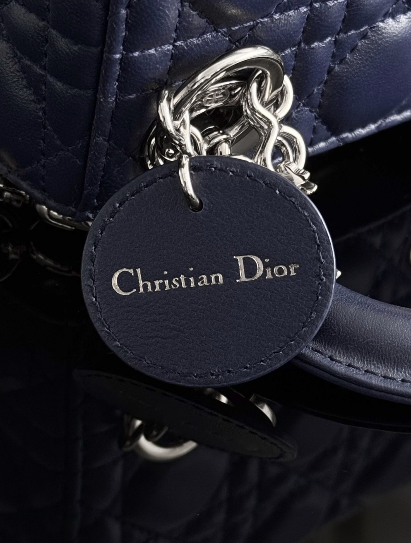Lady Dior - Micro Dark Blue — صورة 7 من 9