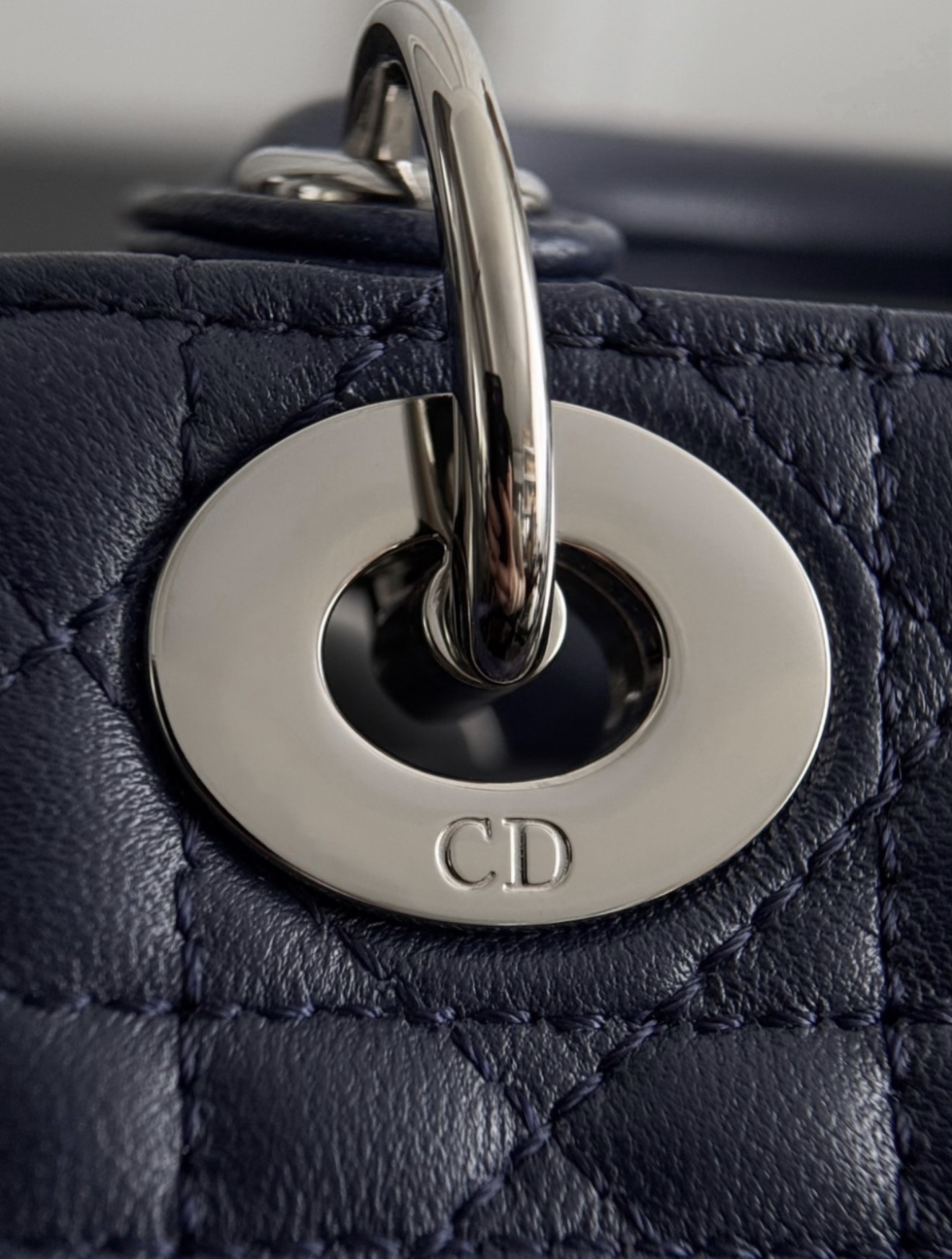 Lady Dior - Micro Dark Blue — صورة 3 من 9