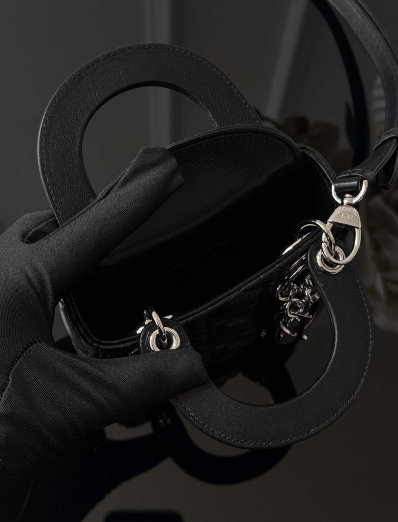 Lady Dior - Micro Black — صورة 9 من 9