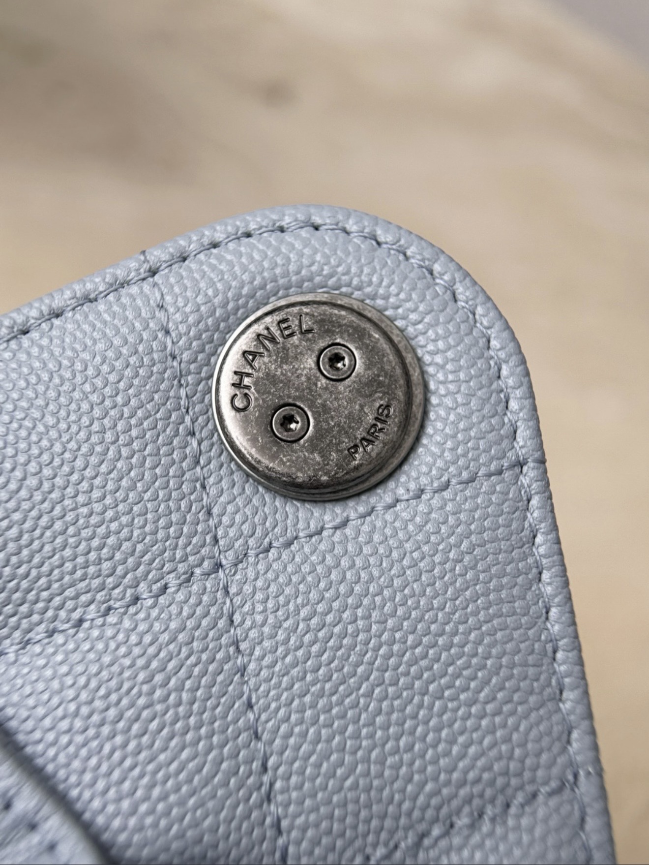 Mini Chanel 25 - Blue Gray — صورة 4 من 9