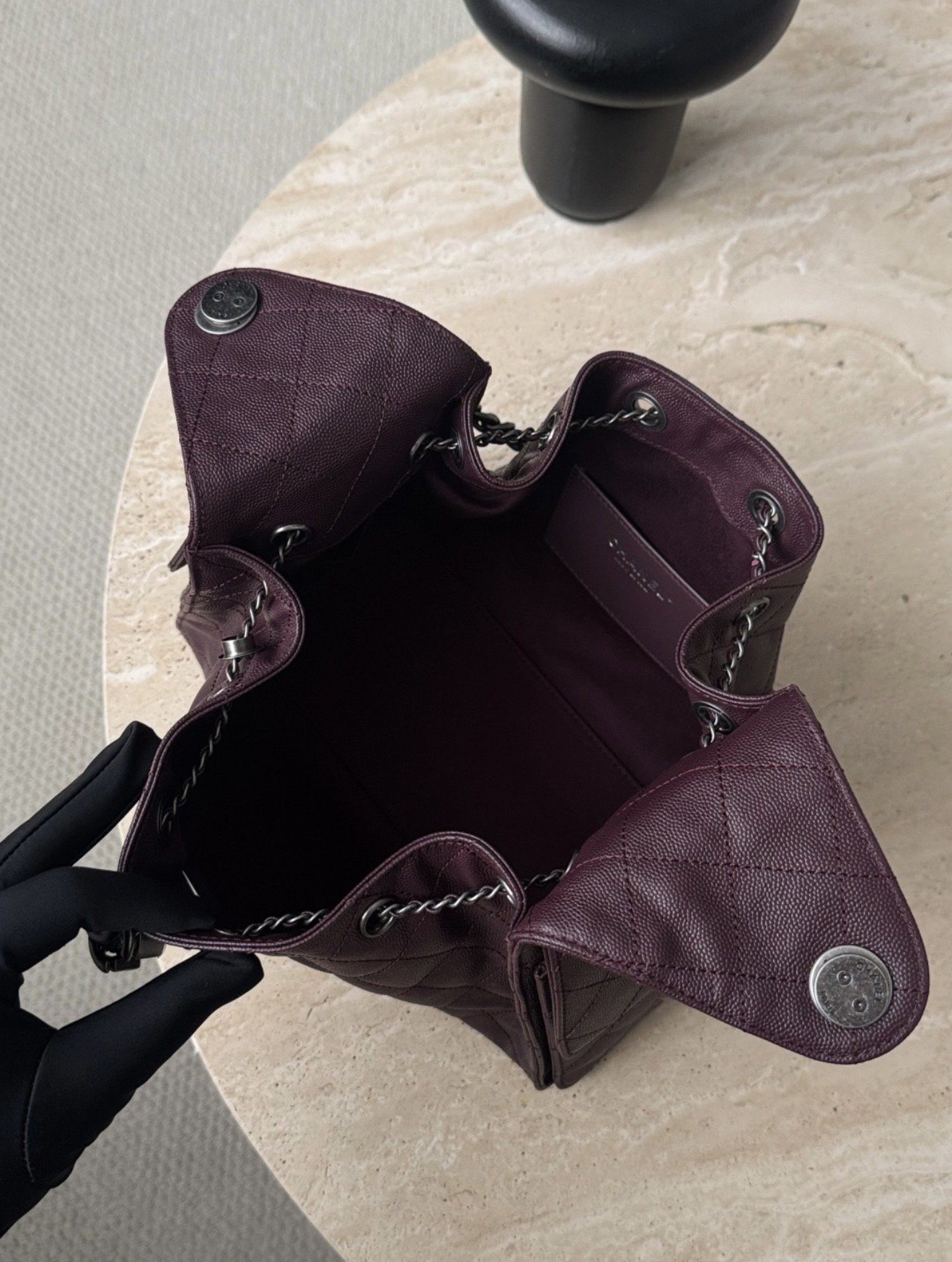 Chanel 25 - Burgundy — صورة 2 من 9