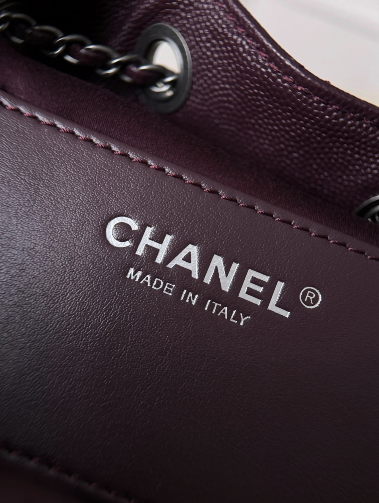 Chanel 25 - Burgundy — صورة 9 من 9